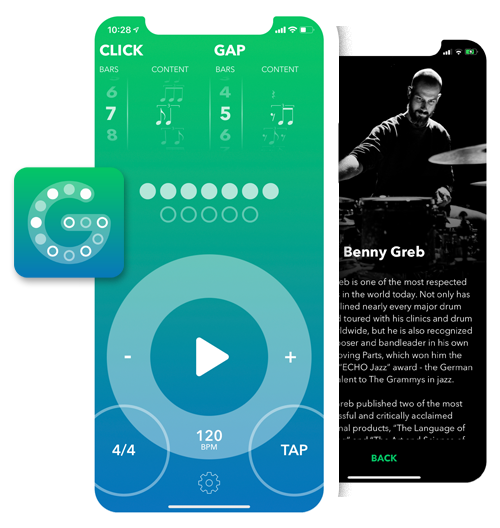 GapClick app screenshots on iPhone